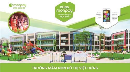 Trường MN ĐT Việt Hưng triển khai thí điểm thanh toán trực tuyến theo chỉ đạo của Thành phố.